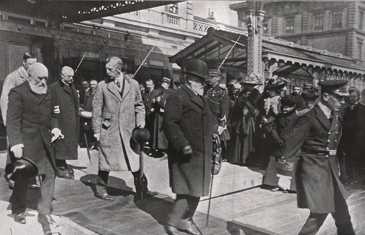 Den sista ögonblicksbilden av kung Edward, 1910. av Unbekannt