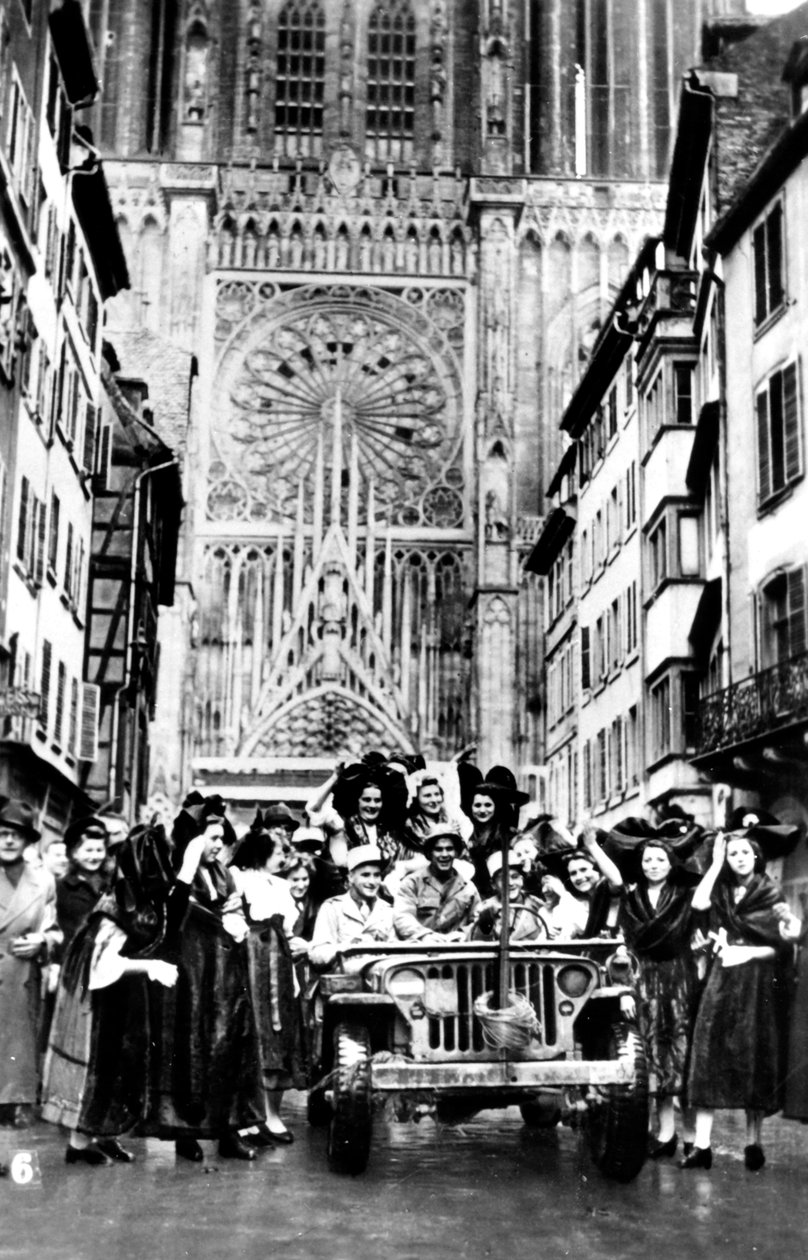 Befrielsen av Strasbourg, Frankrike, november 1944 av Unbekannt
