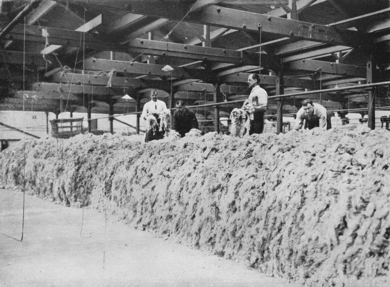 Tillverkning av khaki - Ullblandning, 1915 av Unbekannt