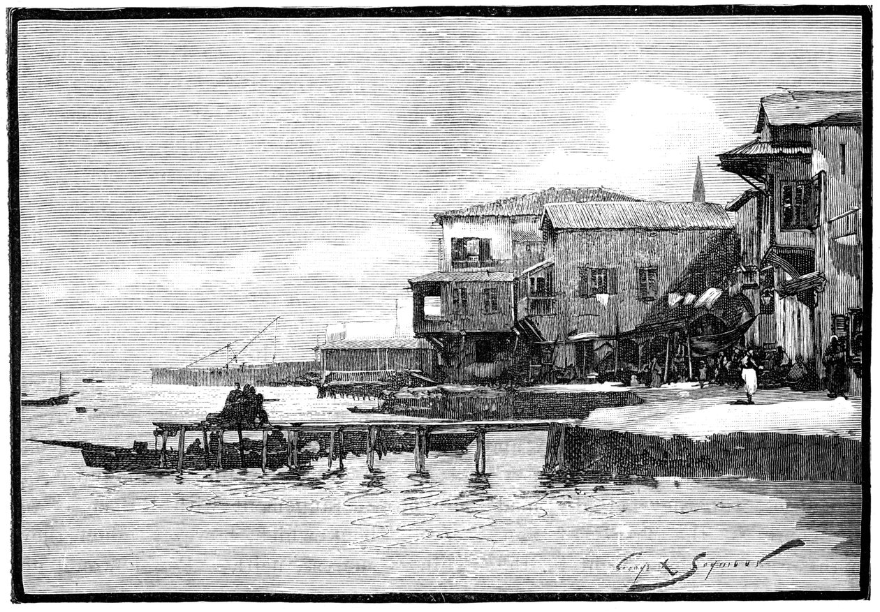 Hamnen, Larnaca, Cypern, 1900 av Unbekannt