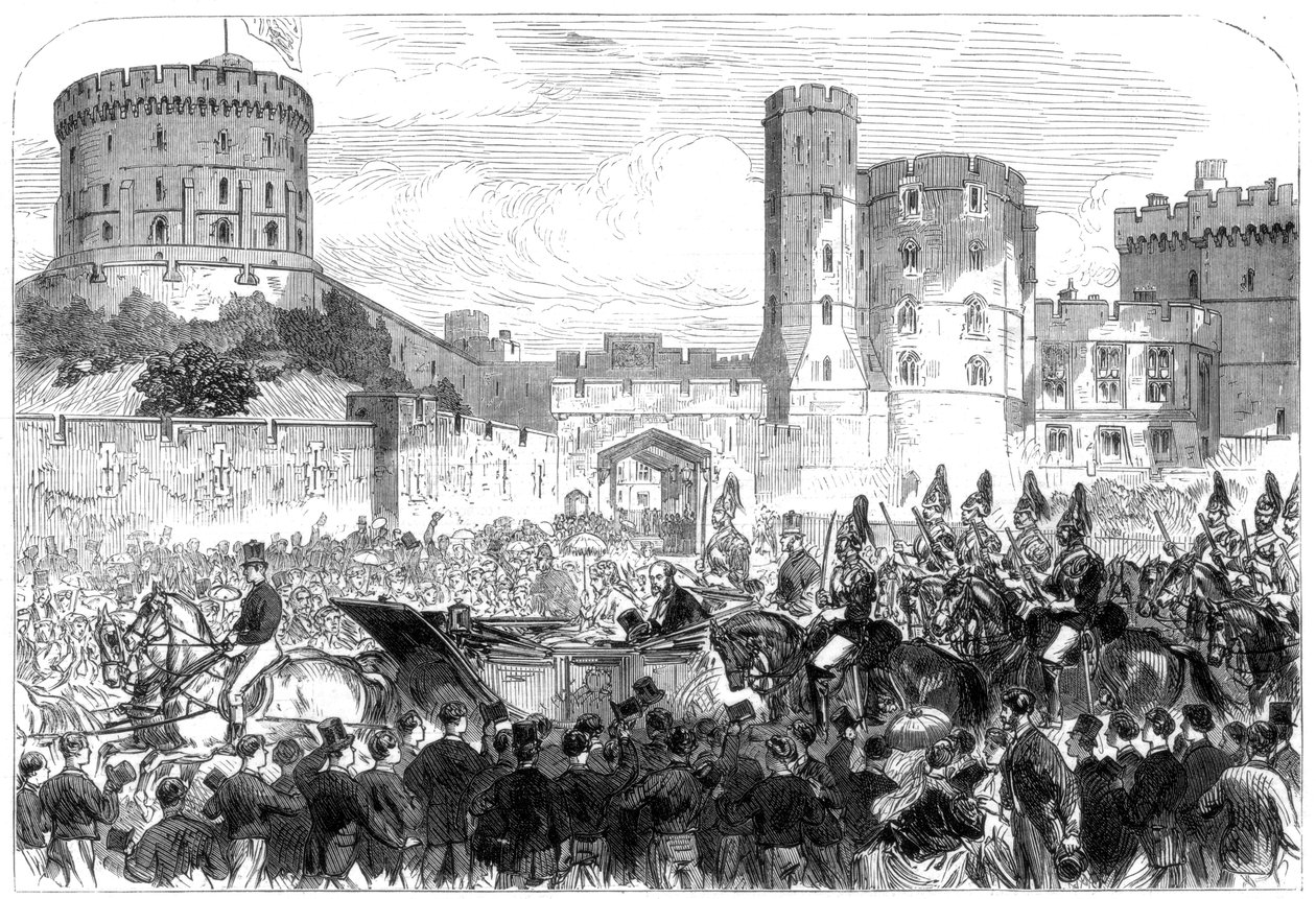 Prinsessan Helenas äktenskap, Windsor Castle, 1866 av Unbekannt