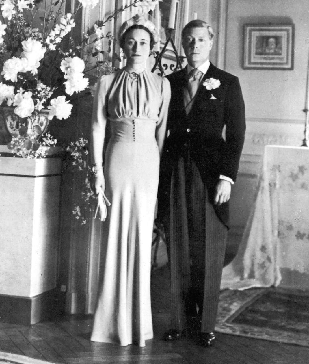 Äktenskapet mellan hertigen av Windsor och Wallis Simpson, 1937 av Unbekannt