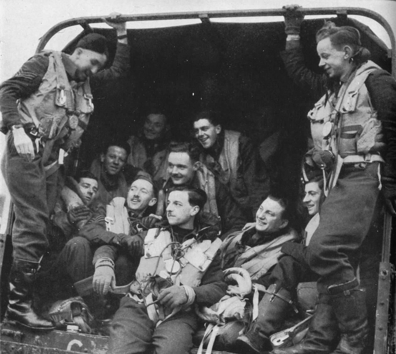 Männen och flygplanet, c1940 1943 av Unbekannt