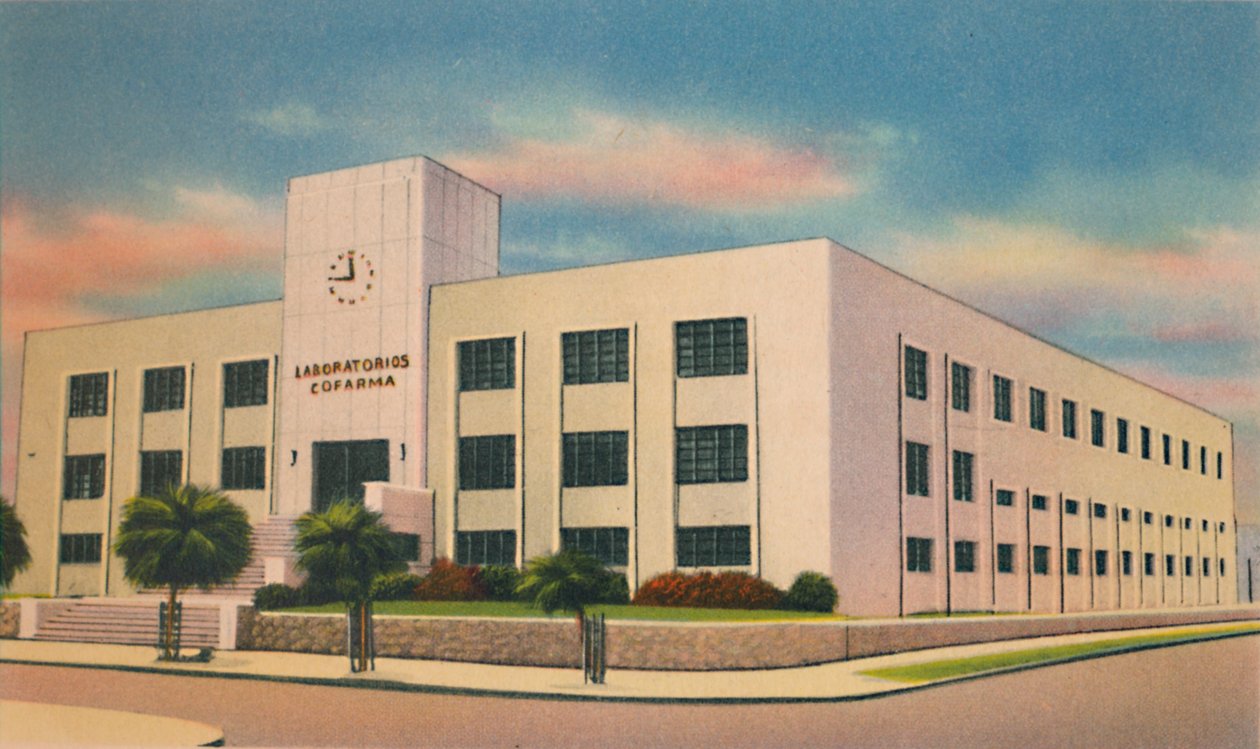 Den moderna COFARMA-byggnaden, Barranquilla, c1940-talet av Unbekannt