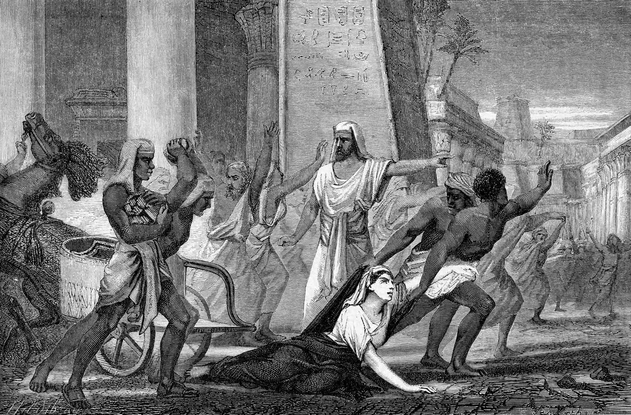 Mordet på Hypatia, nyplatonisk matematiker och filosof, 415 mitten av 1800-talet av Unbekannt