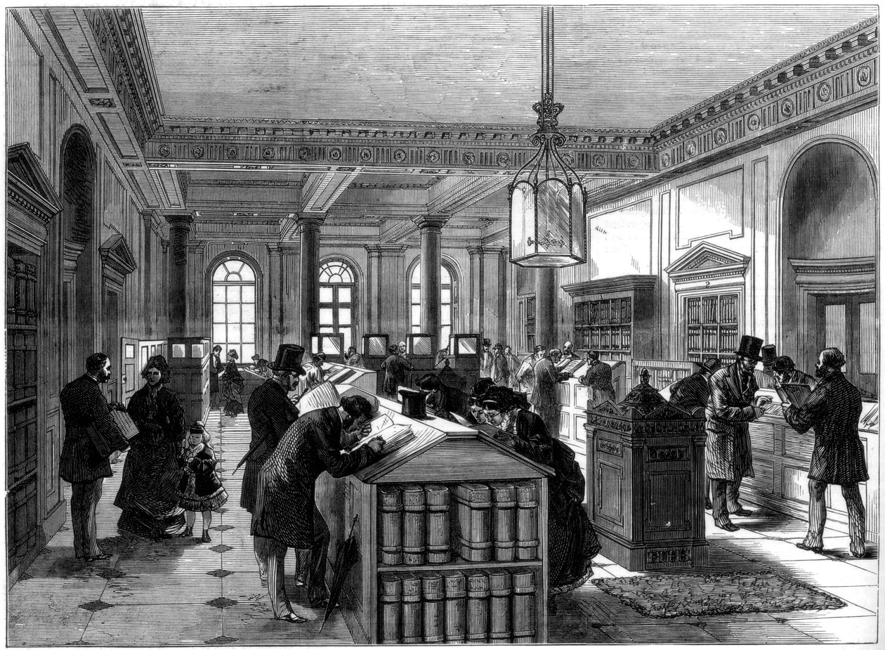 Det nya testamentekontoret, Somerset House, London, 1875 av Unbekannt
