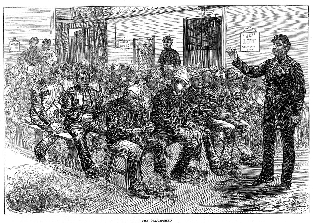 Ekskjulet, Clerkenwell Prison, London, 1874 av Unbekannt