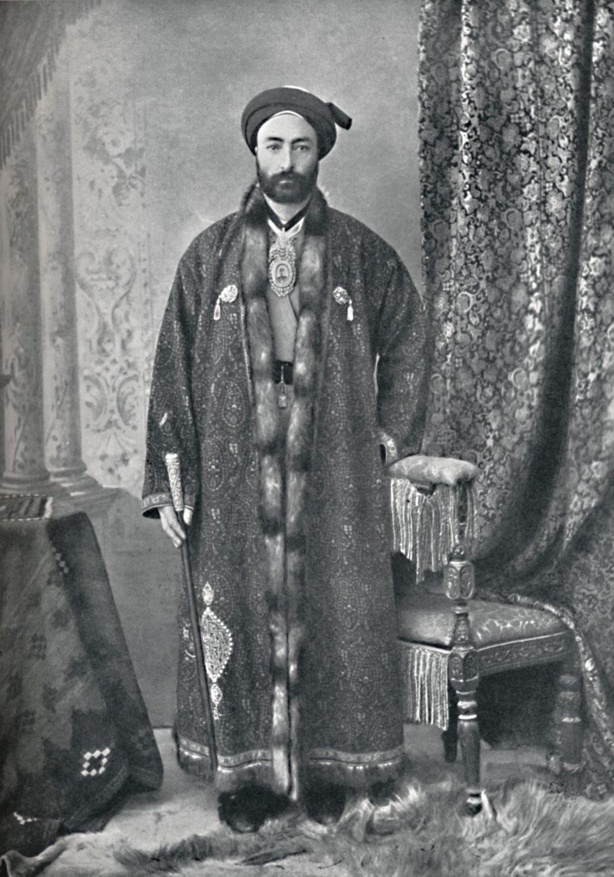 Officeren som ansvarar för den heliga helgedomen i Mashhad, Persien, 1902 av Unbekannt