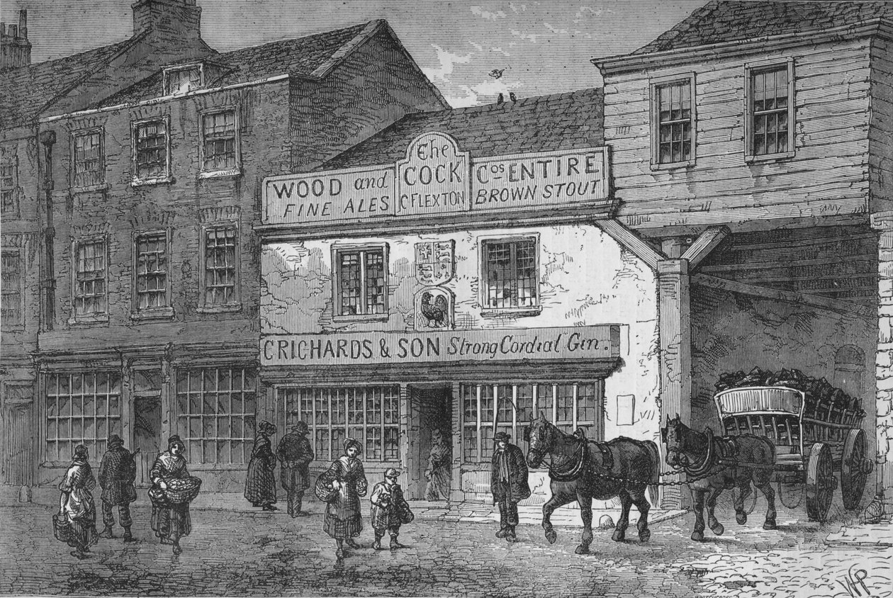 The old Cock Tavern, 4 Tothill Street, Westminster, London, 1875 1878 av Unbekannt