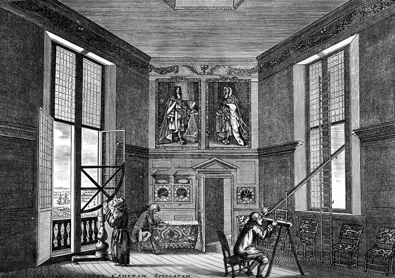 Det gamla observationsrummet, Greenwich, sent 1600-tal 1893 av Unbekannt