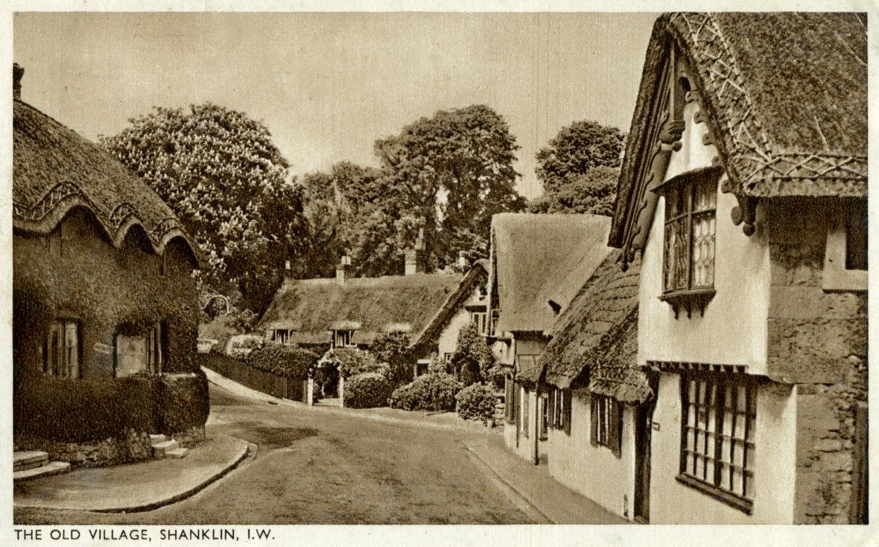 Den gamla byn, Shanklin, Isle of Wight, 1900-talet av Unbekannt