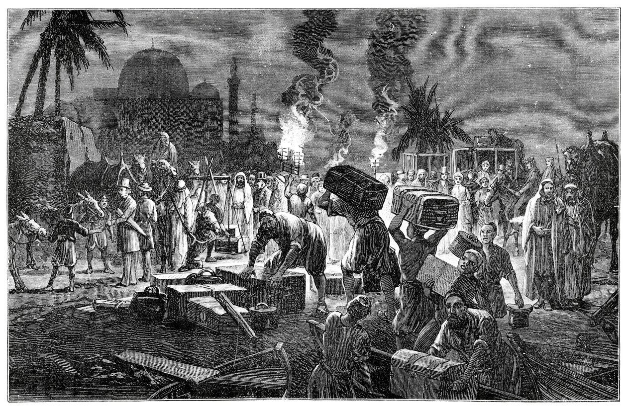 Landvägen, Boulak, Egypten, 1900 av Unbekannt