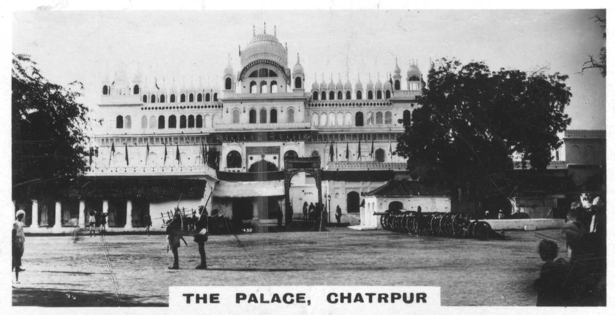 Palatset i Chattarpur, Indien, c1925 av Unbekannt