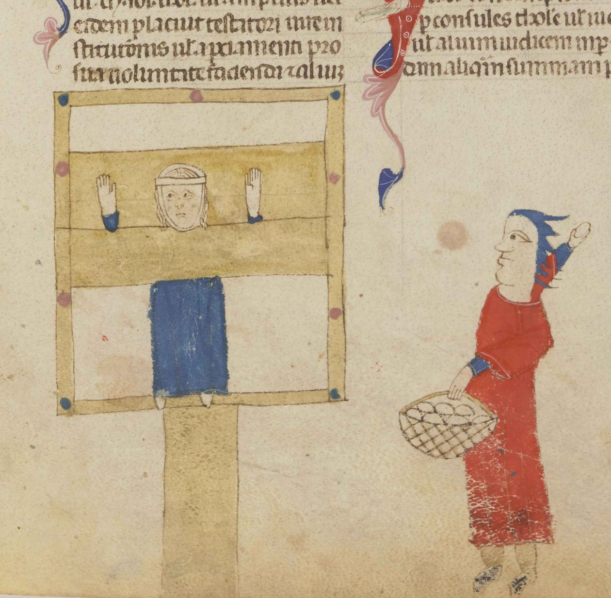 Stenstolen. Från Coutumes de Toulouse, 1295-1297. av Unbekannt