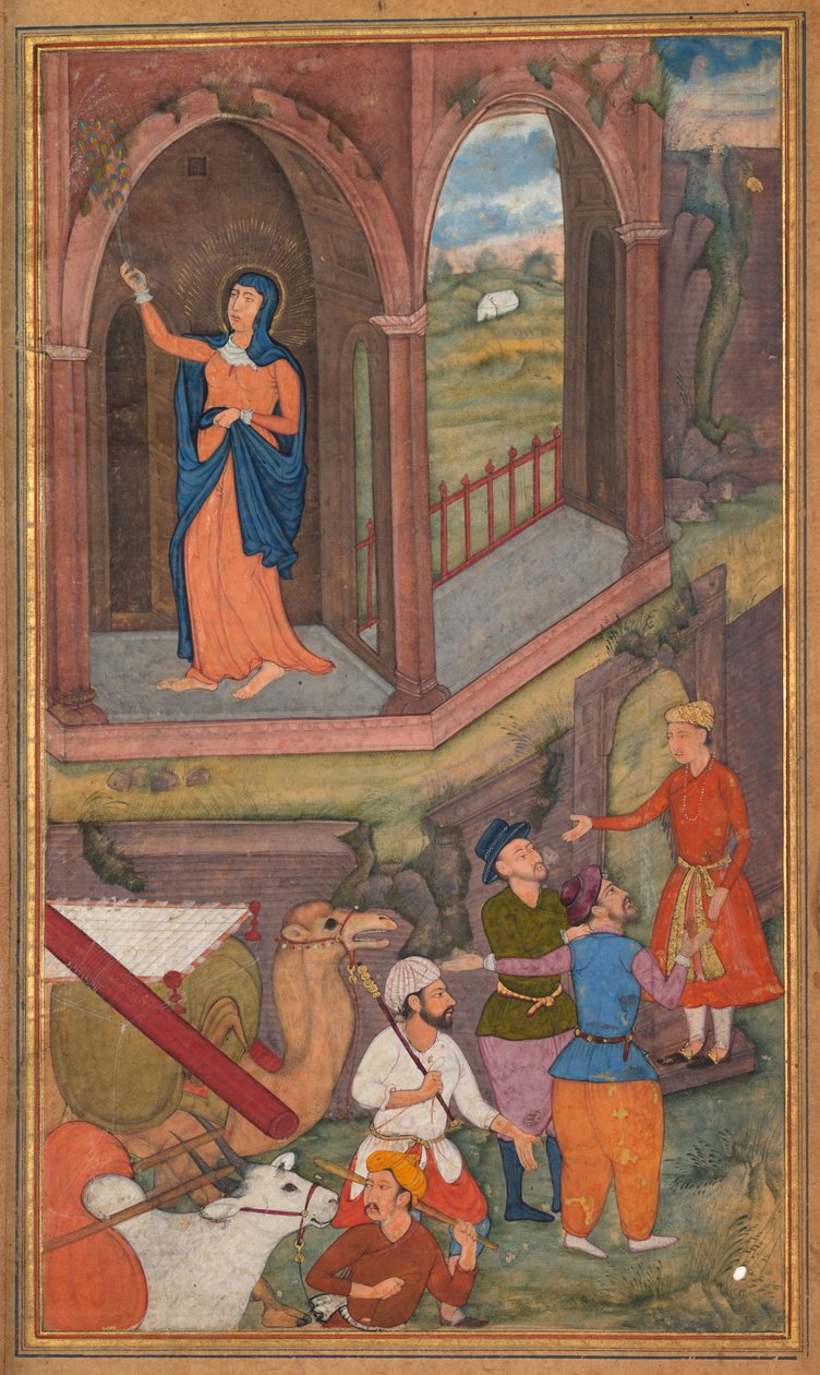Platsen för Jesu födelse, från en Mirat al-quds av fader Jerome Xavier, 1602-1604. av Unbekannt