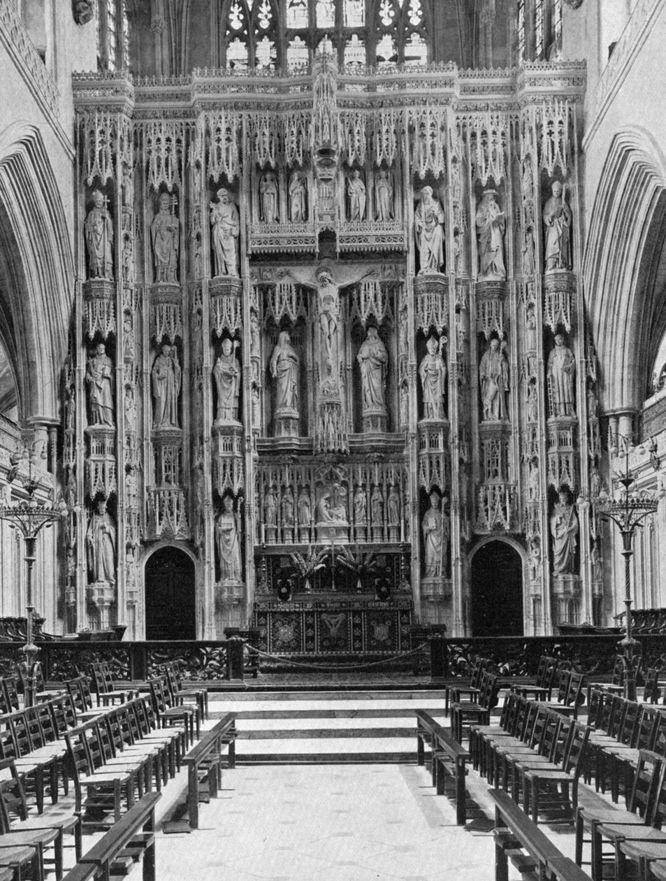 Återgivningarna av Winchester Cathedral, 1924-1926 av Unbekannt
