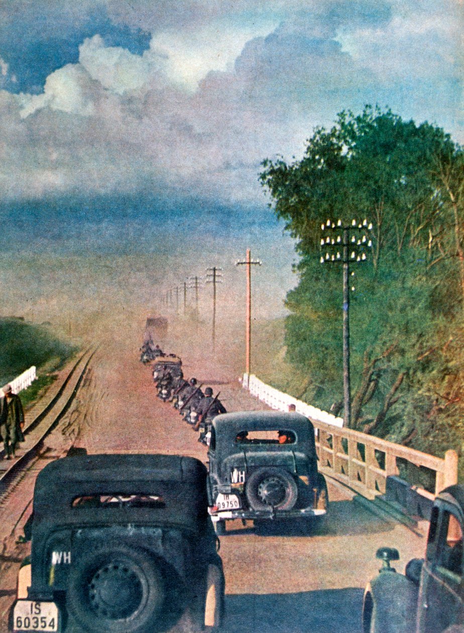Vägen till den tyska offensiven, Ryssland, 1942 av Unbekannt