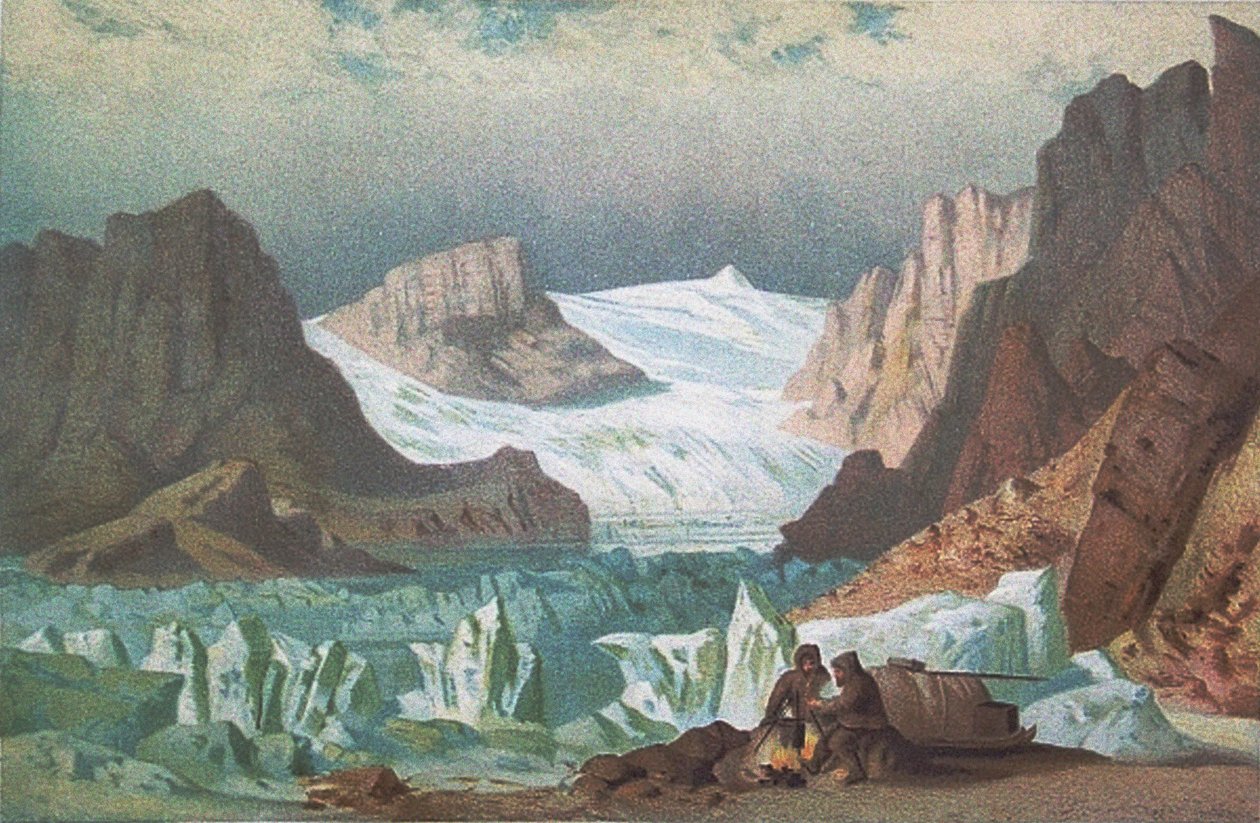 Den andra tyska nordpolära expeditionen till Arktis och Grönland 1869 av Unbekannt