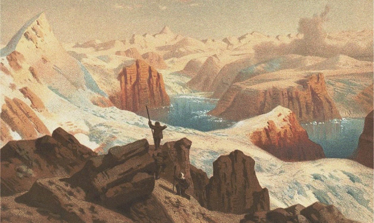 Den andra tyska nordpolära expeditionen till Arktis och Grönland 1869 av Unbekannt