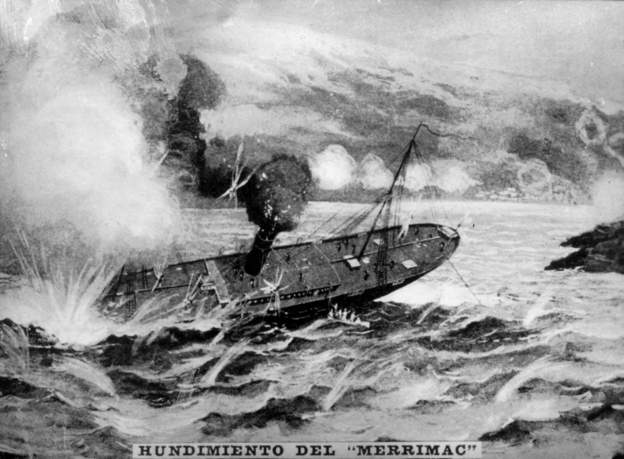 Merrimacs förlisning, 1898, 1920-talet av Unbekannt