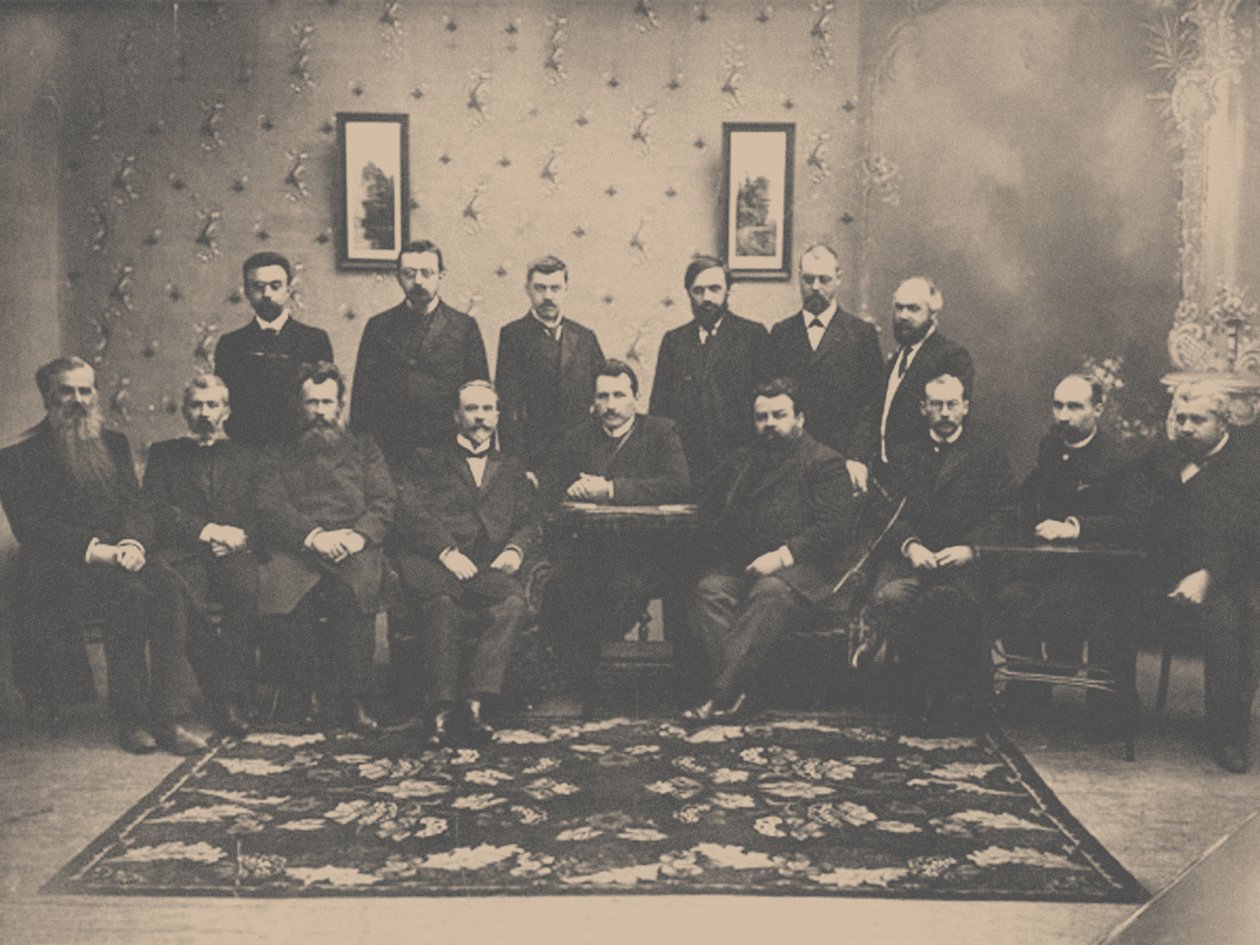 Sammanträdet av det konstitutionella demokratiska partiet, 1907 av Unbekannt