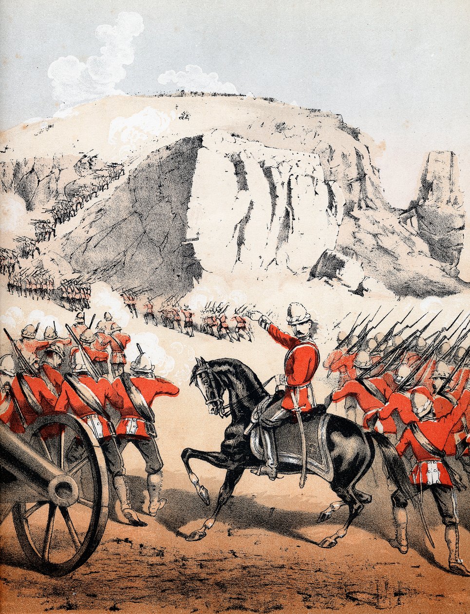 Stormen av Magdala, Etiopien, 13 april 1868 av Unbekannt