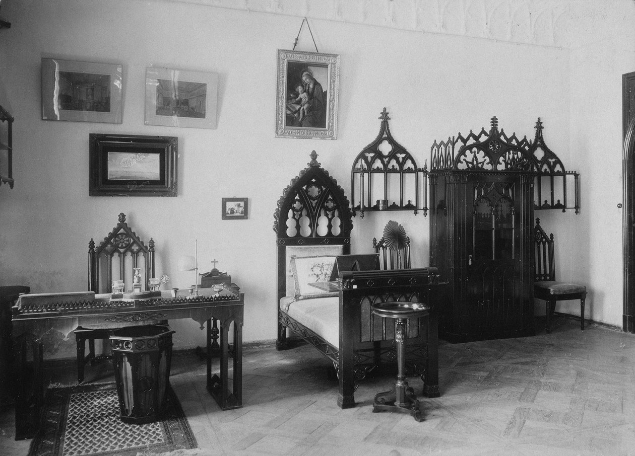 Studien i Maryino Manor House, tidigt 1920-tal av Unbekannt