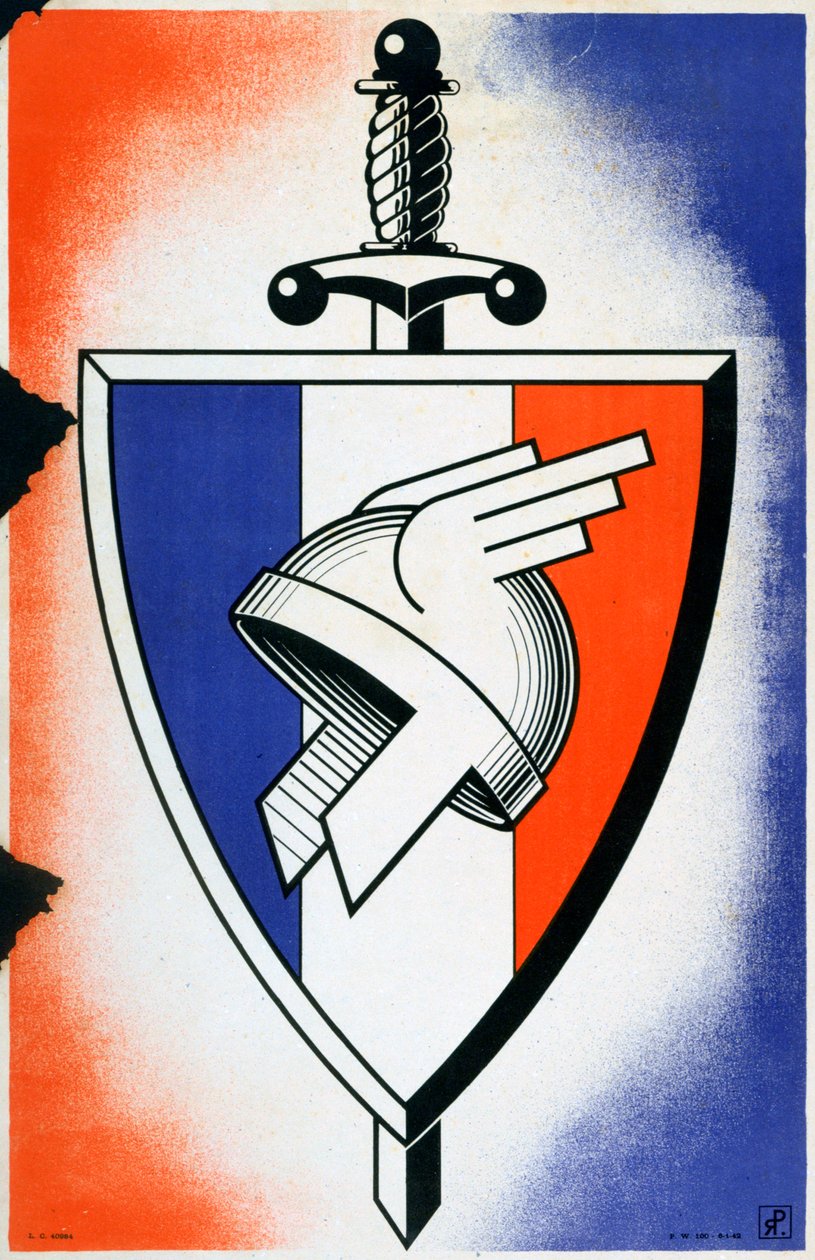 Symbolen för legionen av de franska volontärerna, 1941-1944 av Unbekannt