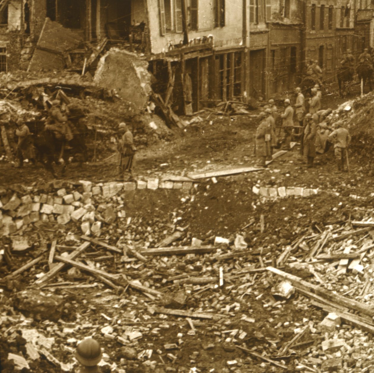 Intagandet av Ham, norra Frankrike, 1917 av Unbekannt