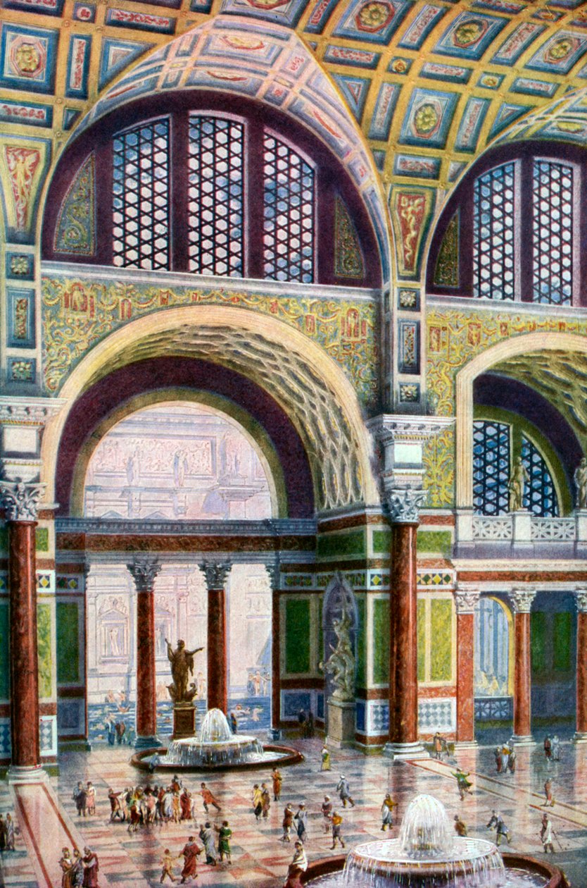 Tepidariumet i Caracalla-badet, Rom, Italien, 1933-1934 av Unbekannt