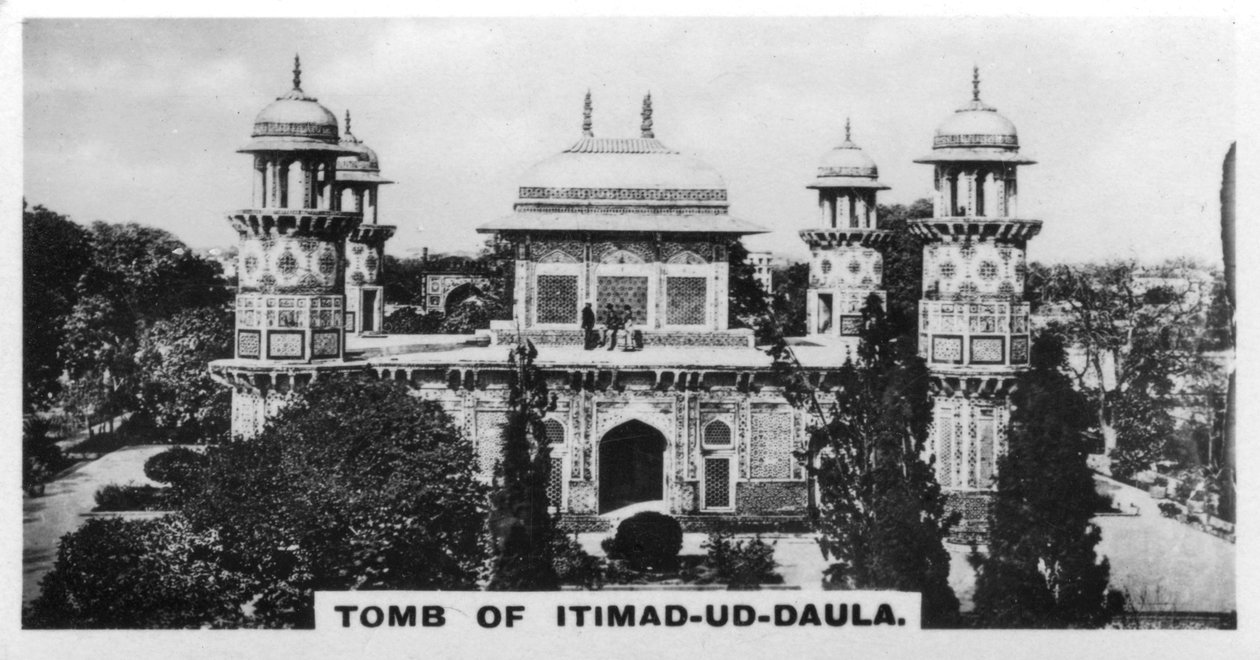Itimad-Ud-Daulas grav, Agra, Indien, c1925 av Unbekannt