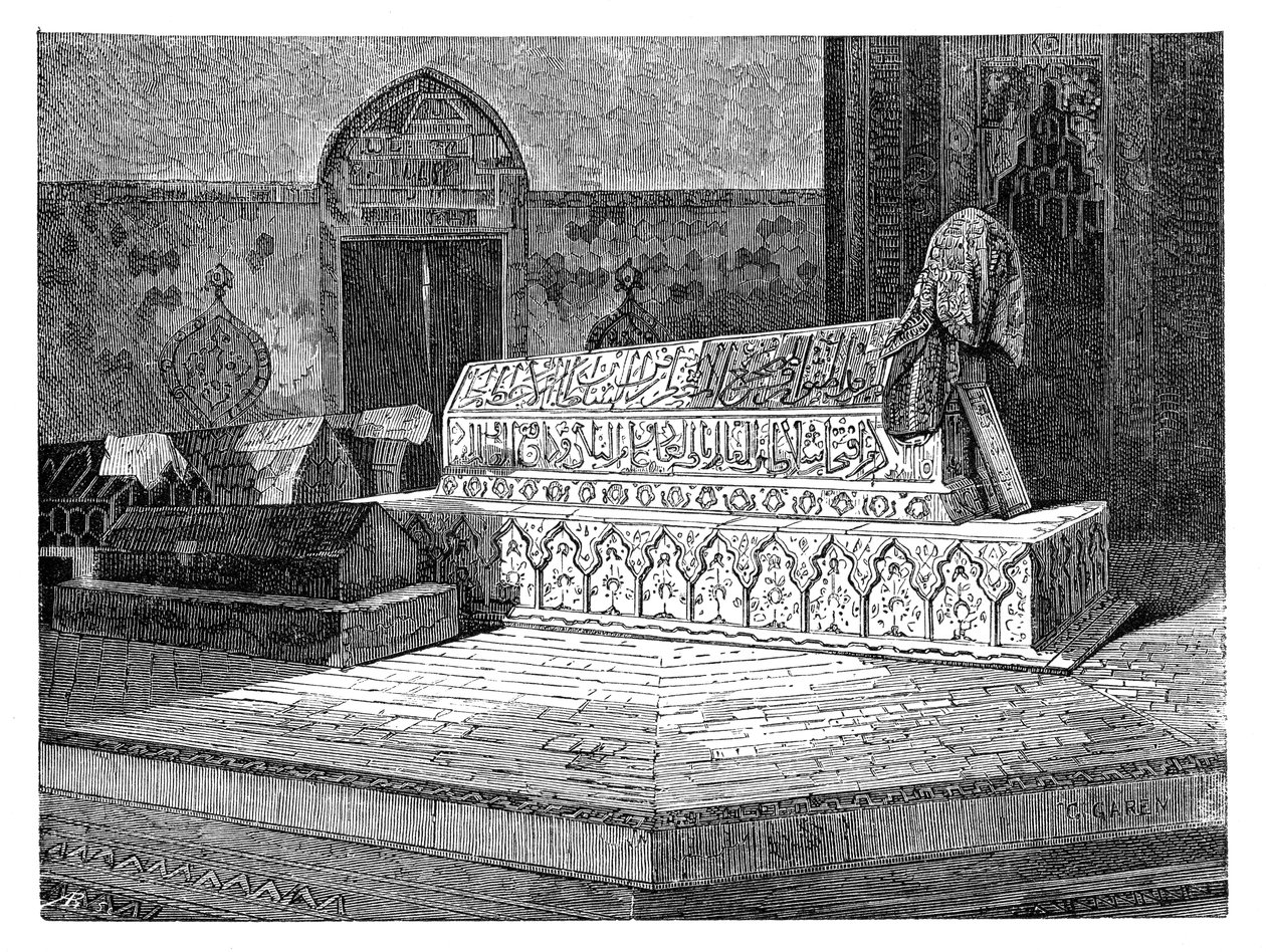 Mehmed II:s grav i Gröna moskén, Bursa, Turkiet, 1895 av Unbekannt