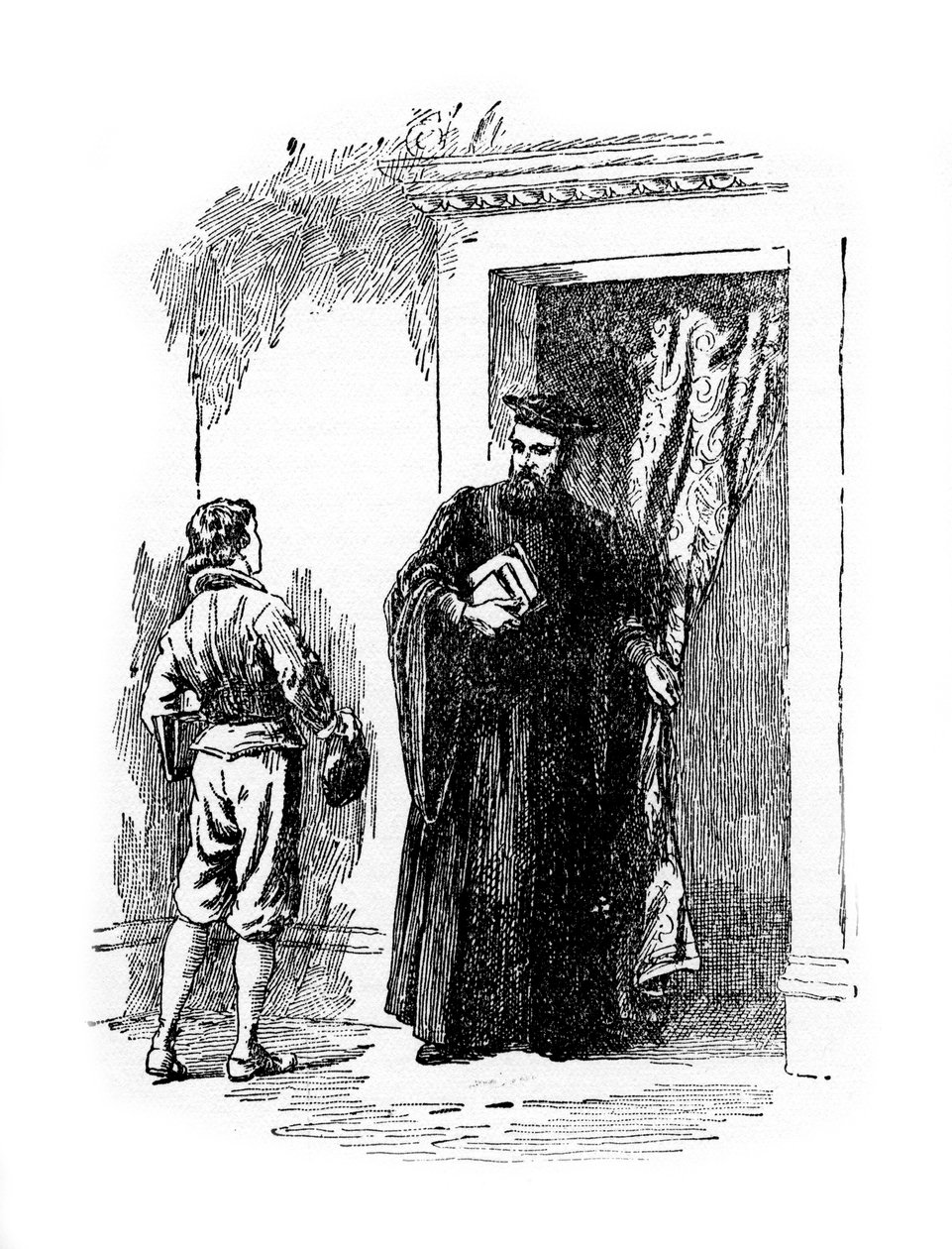 Den unga Galileo och Ostilio Ricci, 1900-talet av Unbekannt