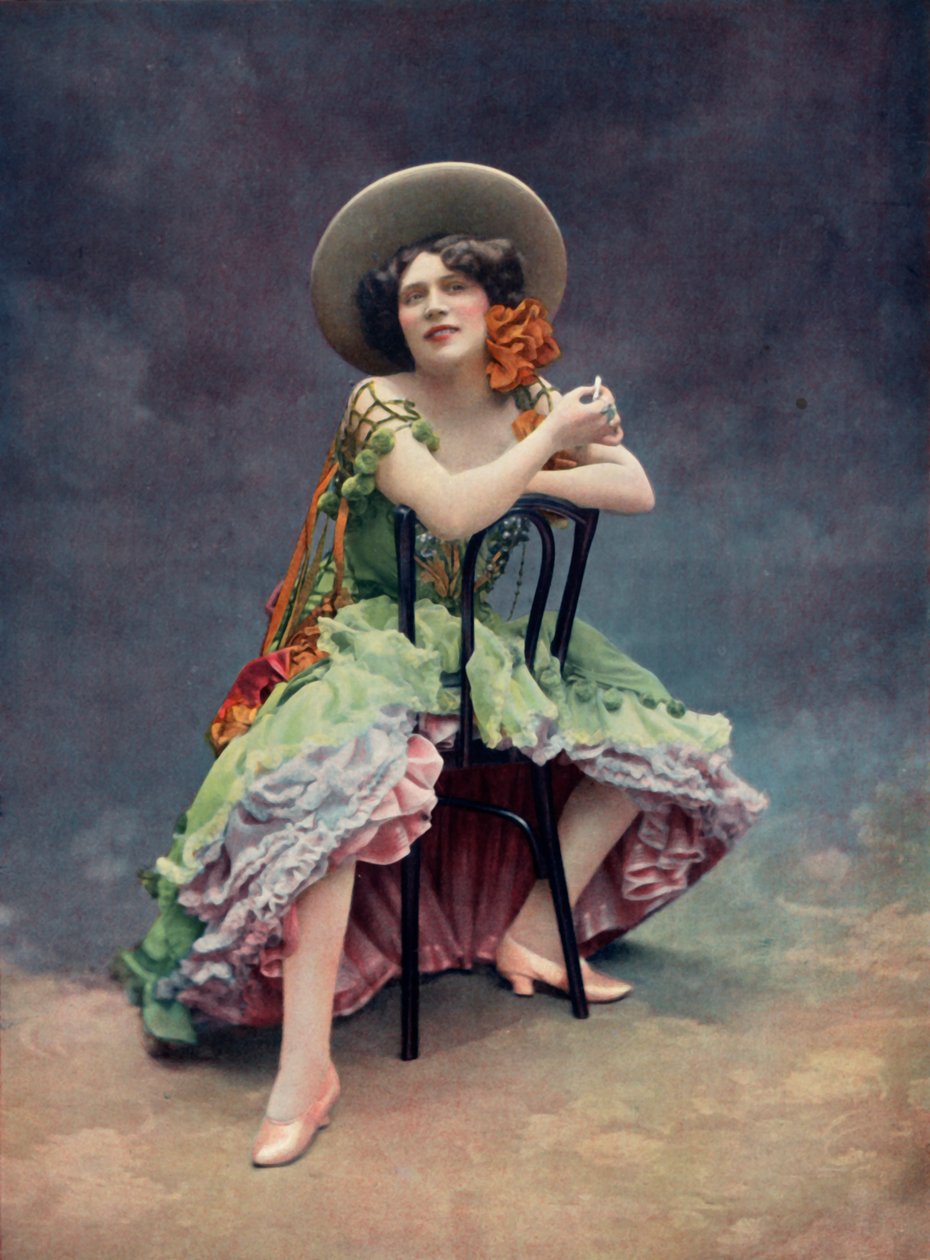 Varietéteater. - Paris Aux Varietes - Otero - Miss Lise Berty, 1904. av Unbekannt