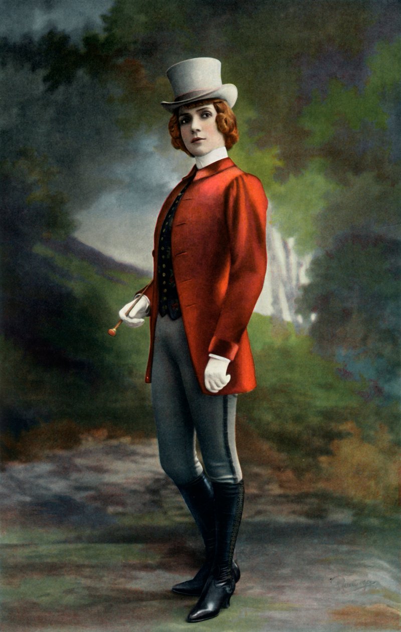 Varietéteater. Fladdermusen - Prins Orlofsky. - Fröken Eve Lavalliere, 1904. av Unbekannt