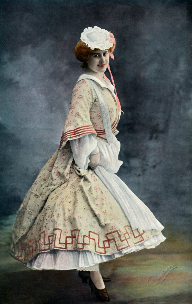Varietéteater. Fladdermusen. Arlette. - Fröken Jeanne Saulier, 1904. av Unbekannt