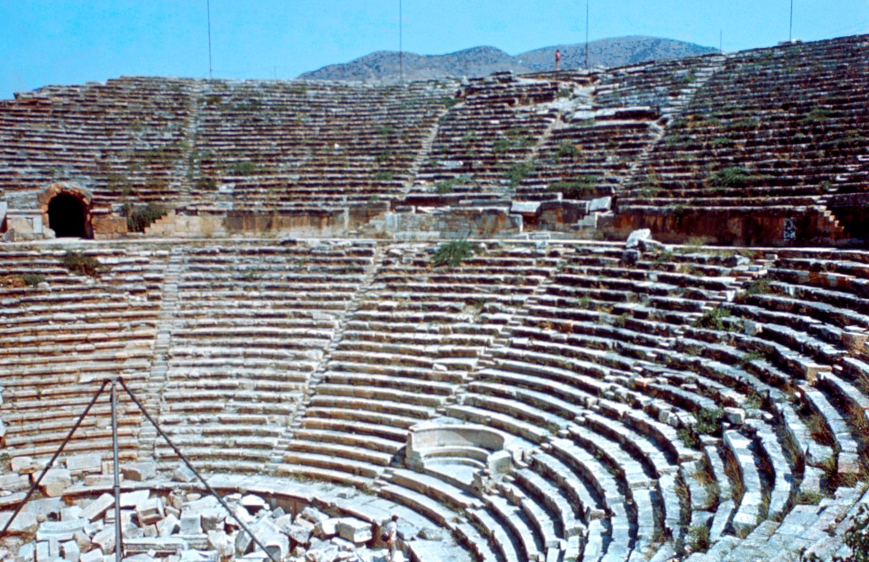 Teater, Hierapolis, Pamukkale, Turkiet, 190 f.Kr av Unbekannt