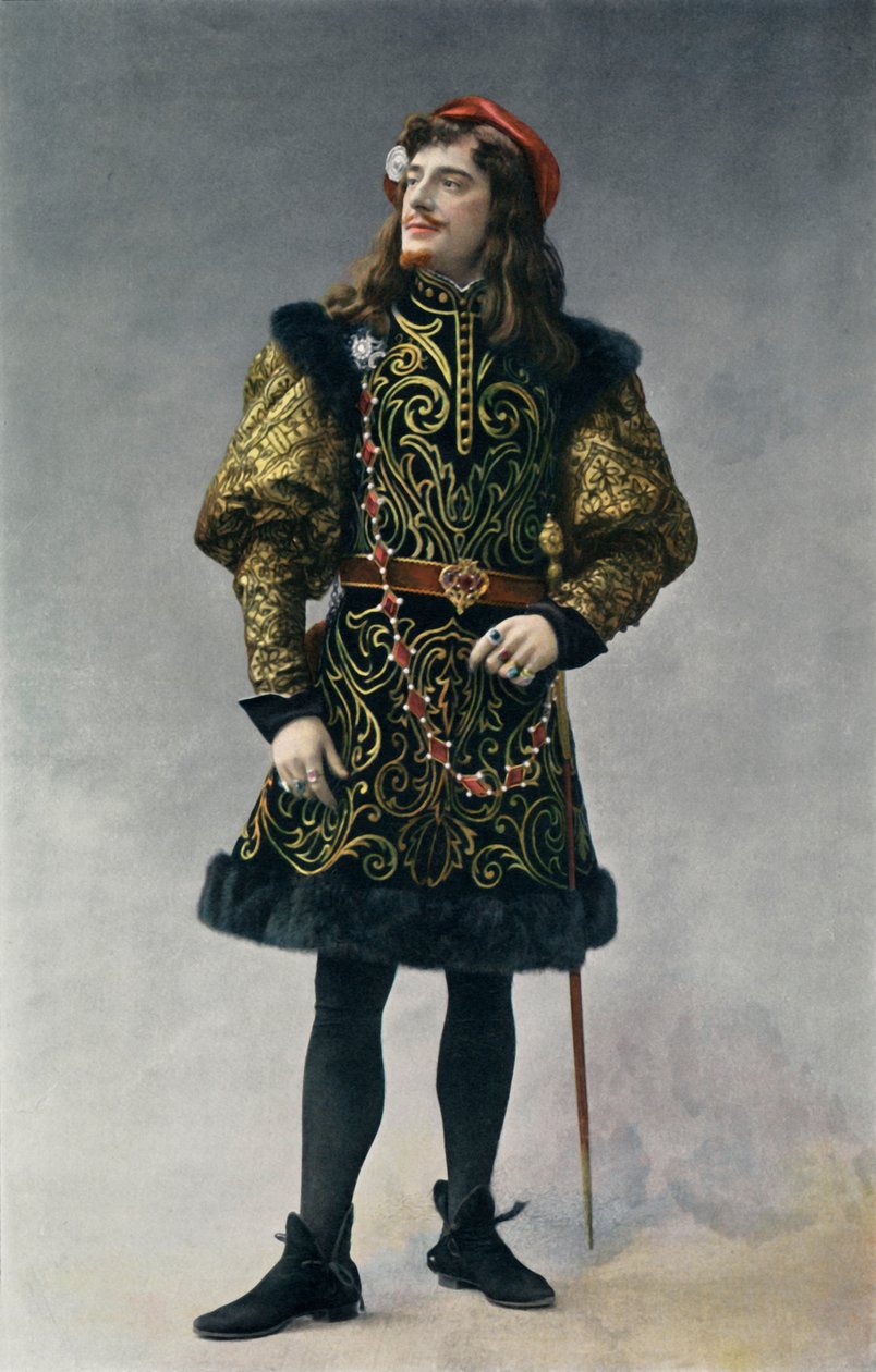 Theatre National De Opera-Comique. - Drottning Fiammette - Giorgio dAst. - Herr Jean Perier, 1904. av Unbekannt