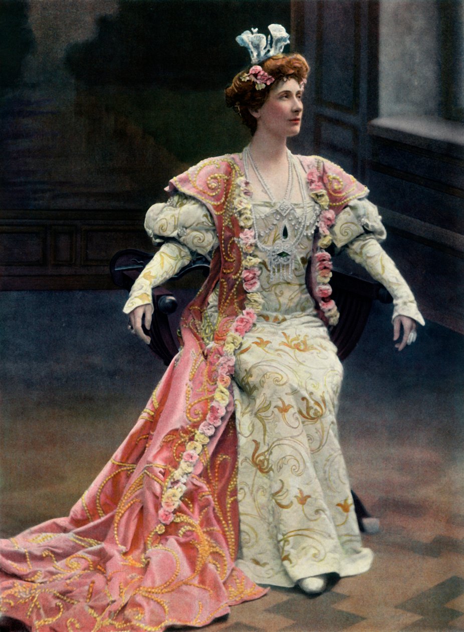 Theatre National De Opera-Comique. - Drottning Fiammette. Miss. Garden, rollen som Orlando, 1904. av Unbekannt