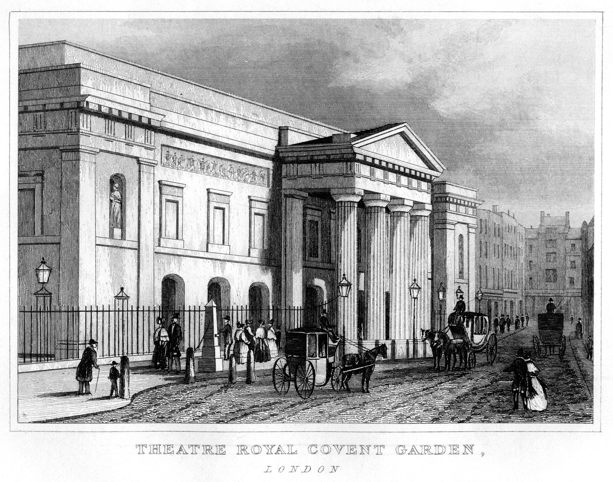 Theatre Royal Covent Garden, Westminster, London, 1800-talet av Unbekannt