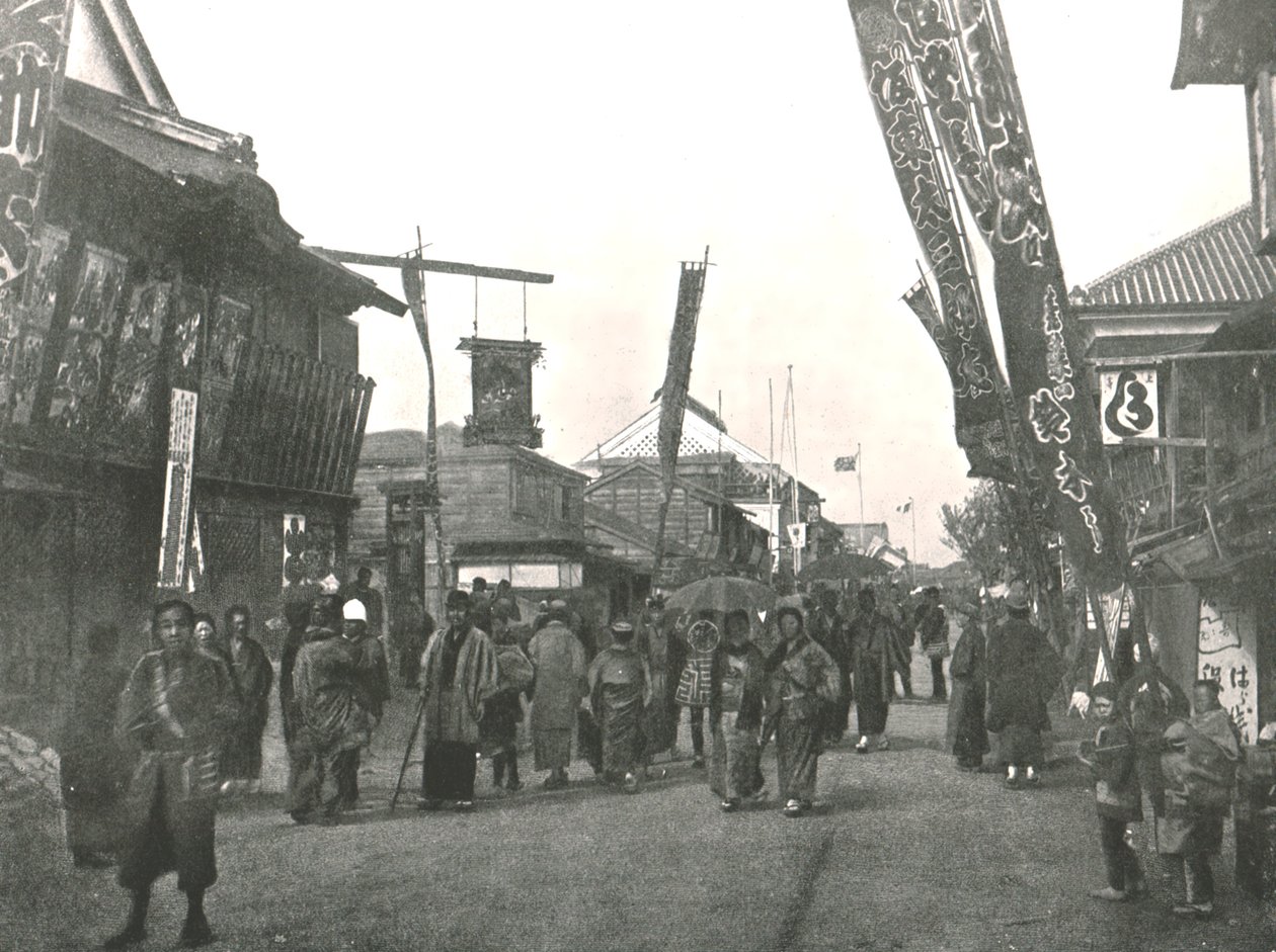 Teatergatan, Yokohama, Japan, 1895. av Unbekannt