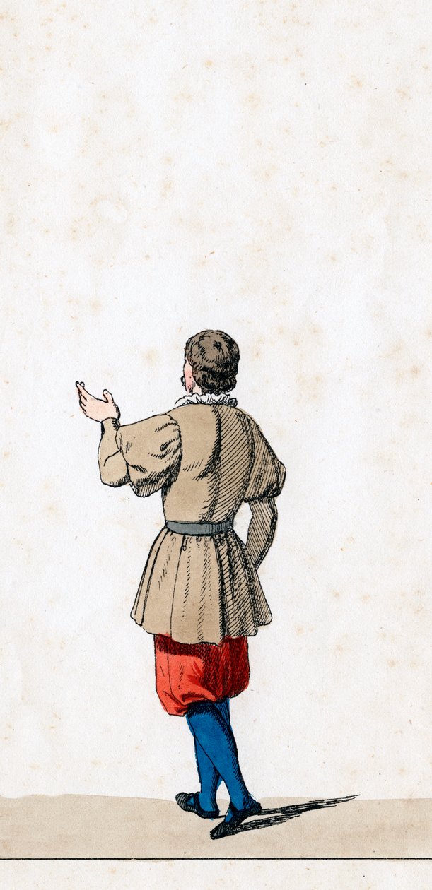Teaterkostymdesign för Shakespeares pjäs Henry VIII, 1800-talet av Unbekannt