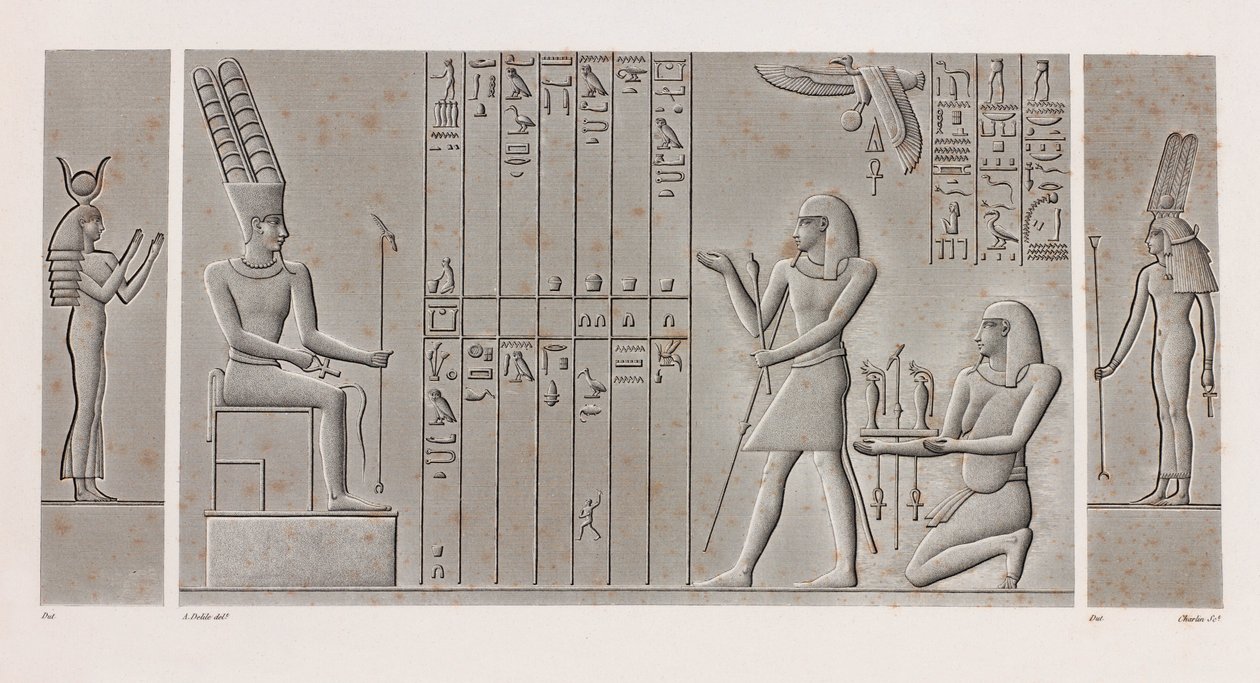 Thebe, Karnak, närbild av Unbekannt