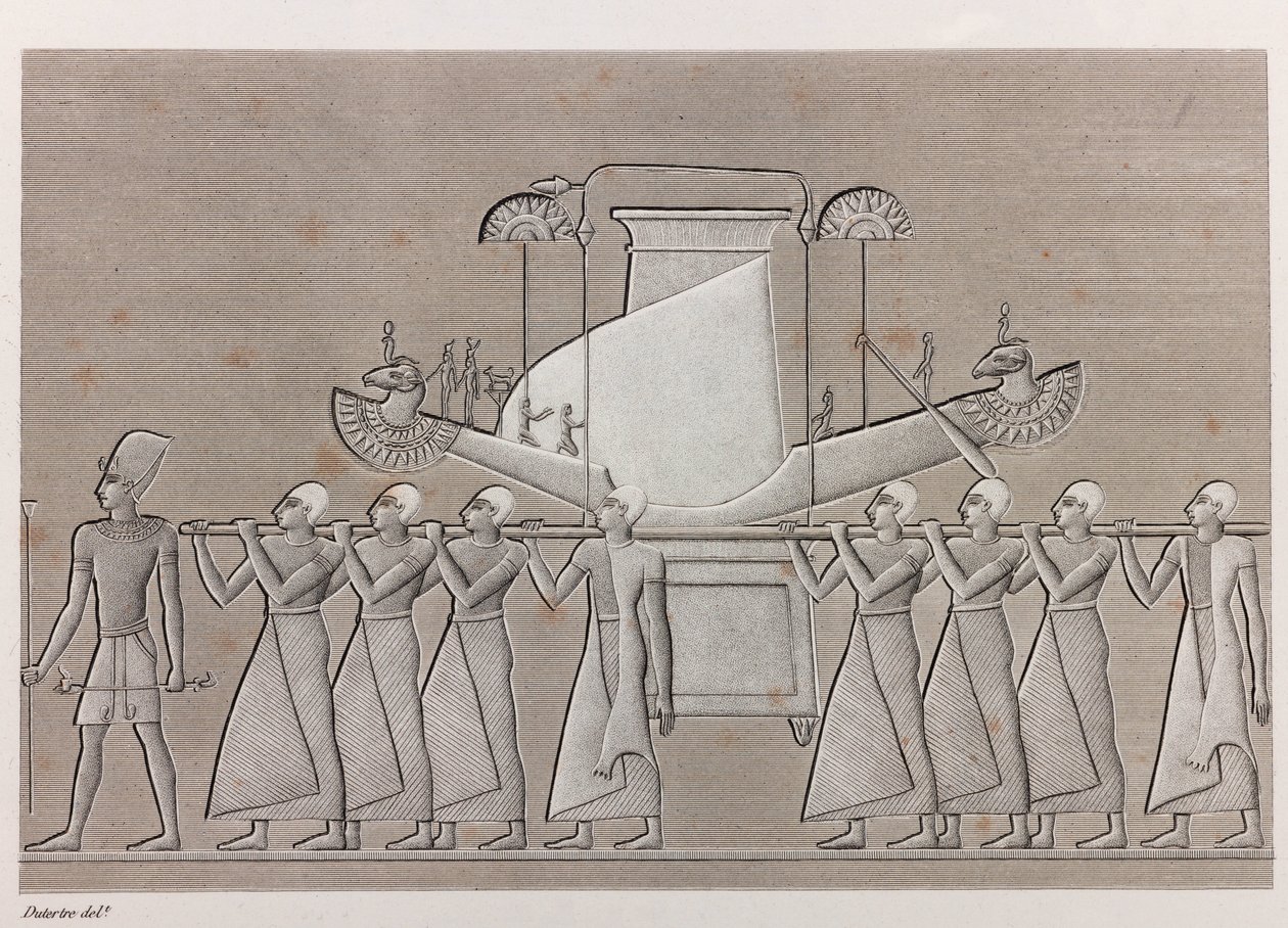 Thebe, Karnak närbild av Unbekannt