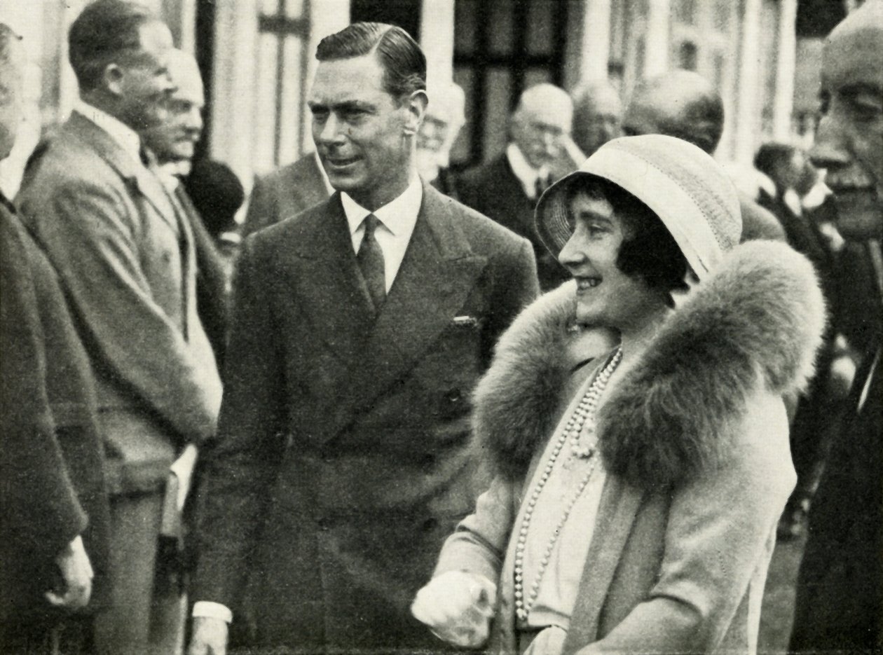 Deras majestäter vid Royal Agricultural Show, Southampton, 1932, 1937. av Unbekannt