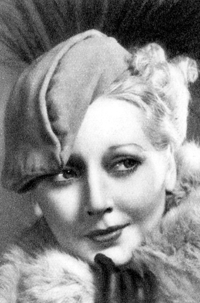 Thelma Todd, amerikansk skådespelerska, 1934-1935 av Unbekannt