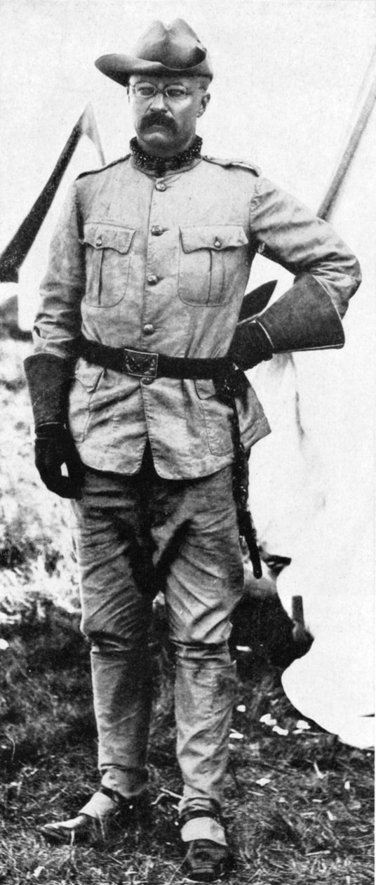 Theodore Roosevelt, amerikansk soldat och politiker, 1898 av Unbekannt