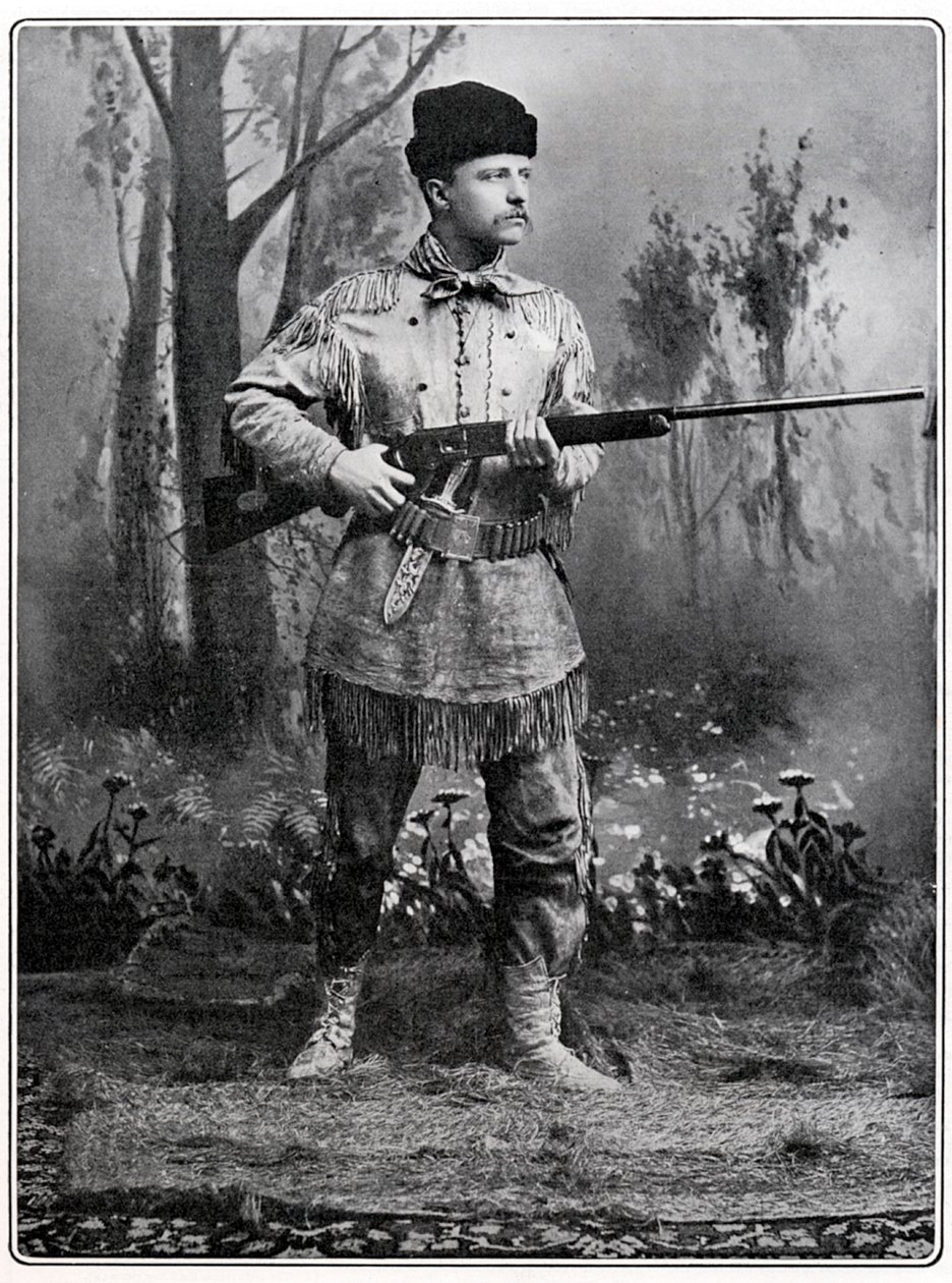 Theodore Roosevelt, amerikansk soldat och politiker, c1898 av Unbekannt