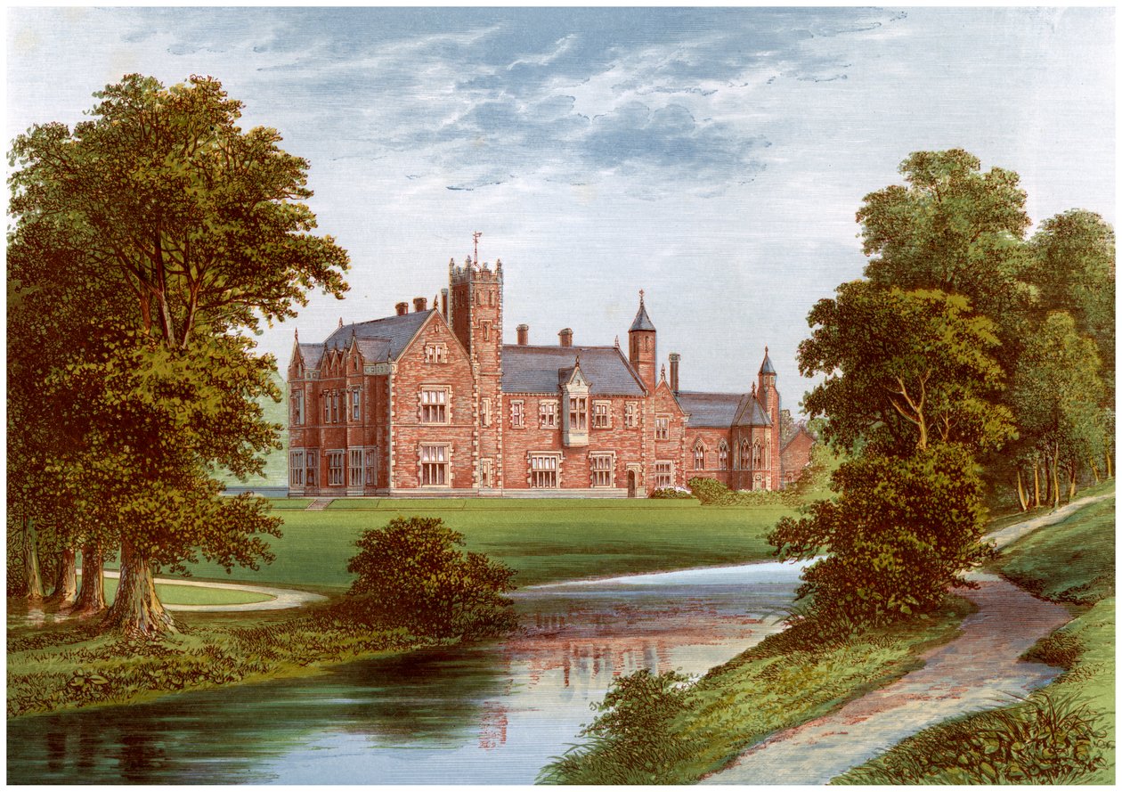Thicket Priory, York, hem för familjen Dunnington-Jefferson, c1880 av Unbekannt