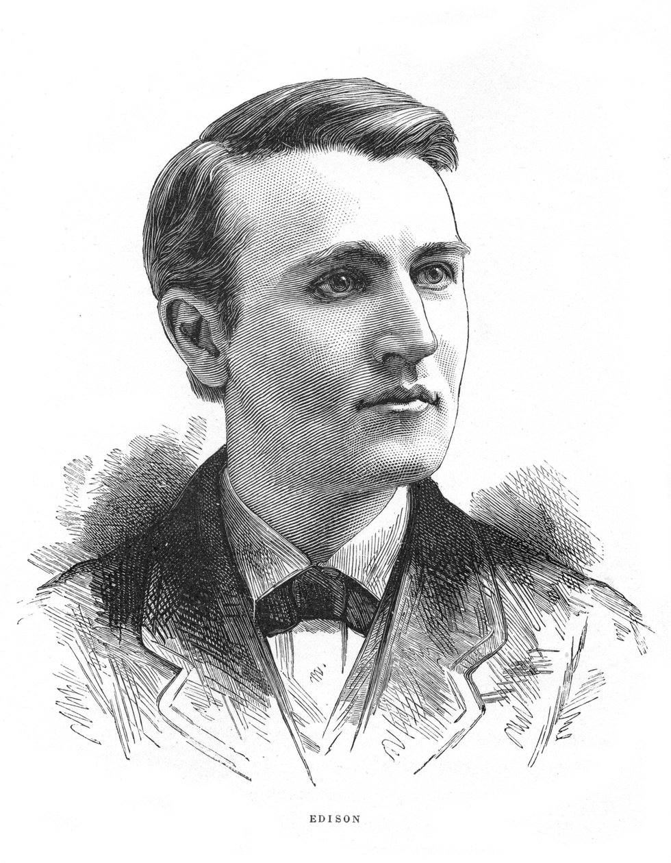 Thomas Alva Edison, amerikansk uppfinnare, c1879 av Unbekannt